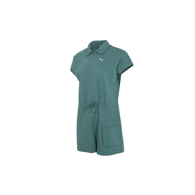 

Puma Ss21 Zipper Women Jumpsuit Green 532849-45 M