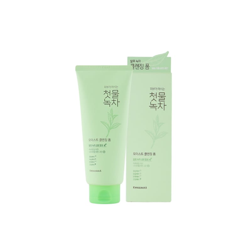 Kwailnara First Green Tea Moist Cleansing Foam 180g