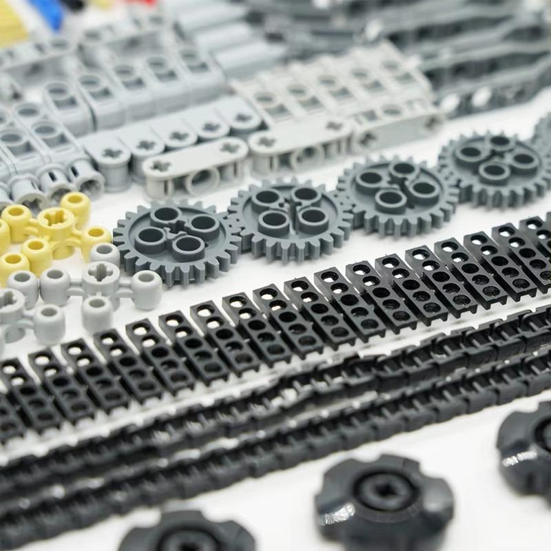 768 Teile Technisches Bauteile-Set mit Zahnrädern Achsen Rädern für MOC Auto Roboter Modelle STEM Spielzeug
