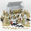 Behälterverpackung H-17 Swat Meigao Kleinteilige Militärpuppe Kinder-Bausatz Bausteinspielzeug