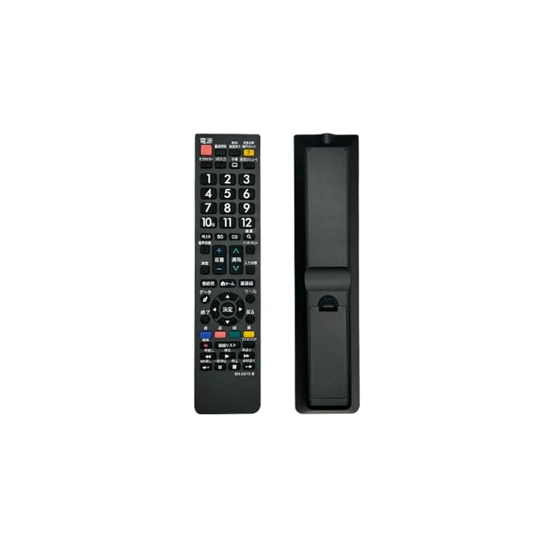 Sharp AQUOS TV Remote Control [Pre-configured] Compatible with models such as SH-E615-B, LC-32LE185, LC-32CHG4042E, LC-40FG5242E, LC-40FG3242E,