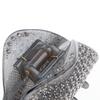 Fashion Rhinestone Spring Hair Clamps , Gray, As Described