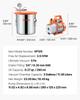 110L/min Single Stage Vacuum Pump 11.36L Stainless Steel Degassing Chamber