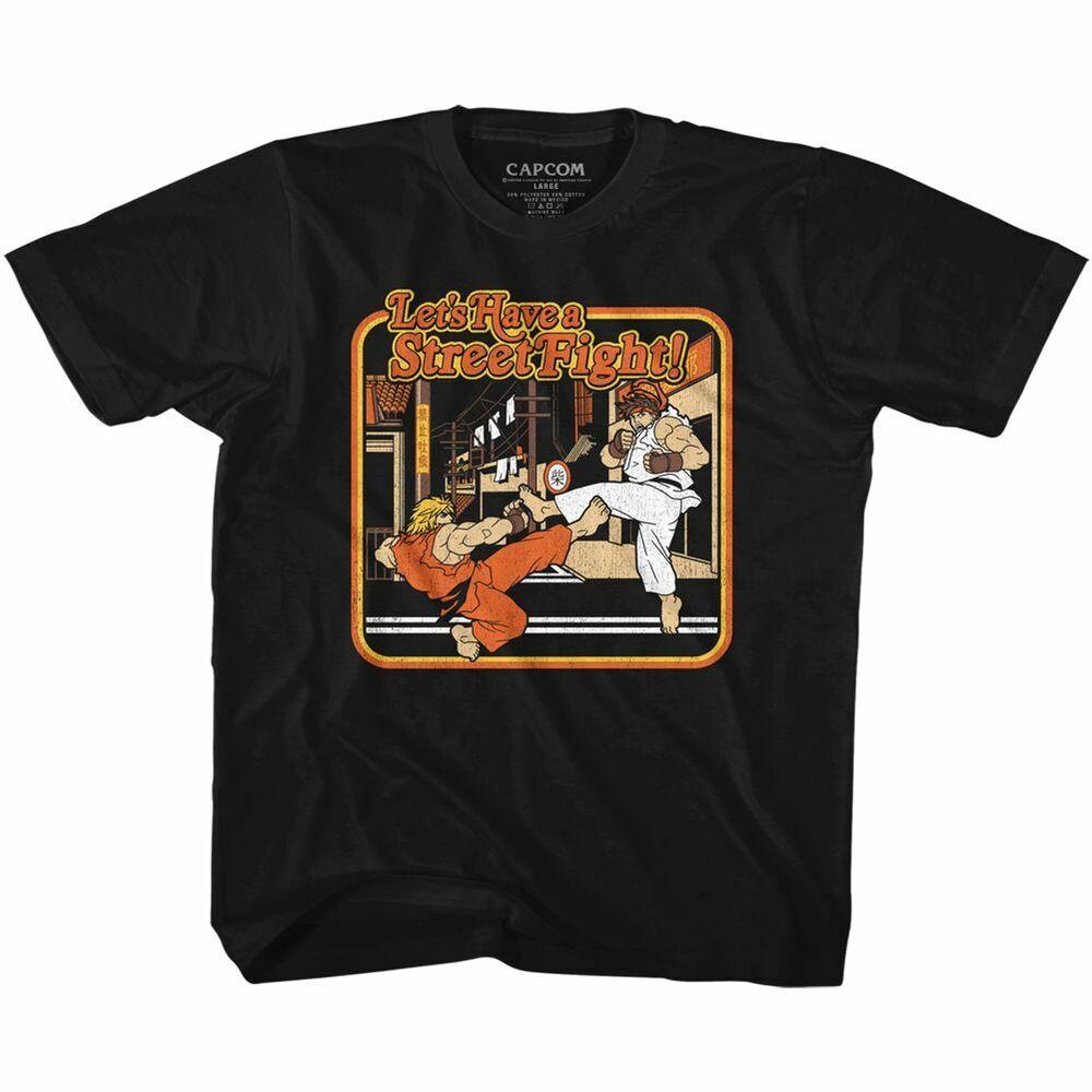 Street Fighter Storybook Style Black Toddler T-Shirt Unisex T-Shirt L