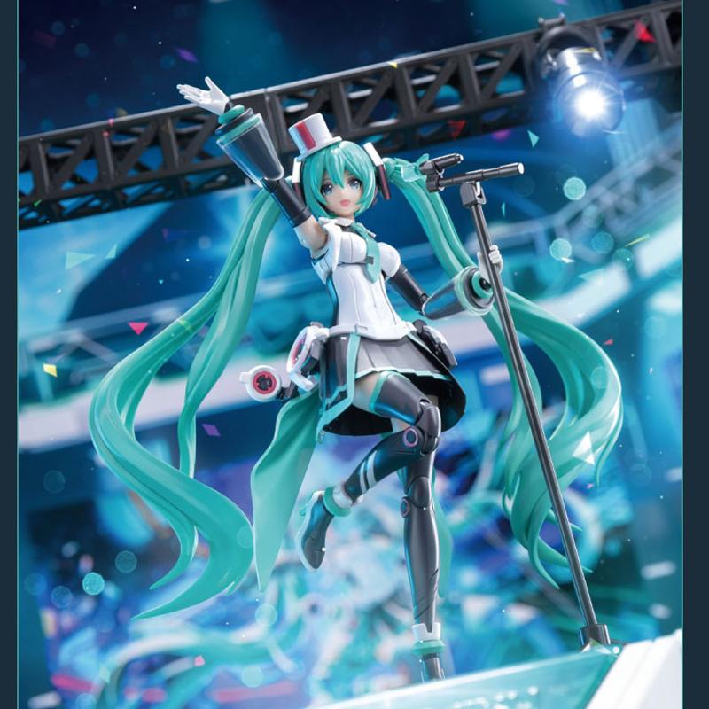 SOSKILL Hatsune Miku Sing for the Future Plastic Model Kit Color-Changing Stage Lights With Bonus Items Collectible Figure
