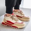 New Casual Sports Shoes for Men Retro Trend Low Cut Versatile Soft Sole Comfortable Color Blocking Fashionable Sneakers