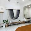 Hand-Woven Gray Bohemian Tapestry Wall Hanging for Home Decor Living Room Bedroom Background Decoration Gift No Stick