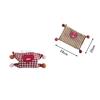 1pcs Heart Pattern Knitted Tissue Box Tissue Storage Bag for Bedroom Living Room & Desktop Decor Toilet Paper Organizer