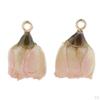 2 Piece Resin Dried Flower Pendant Jewelry Findings Crafting Charms For Necklace Bracelet