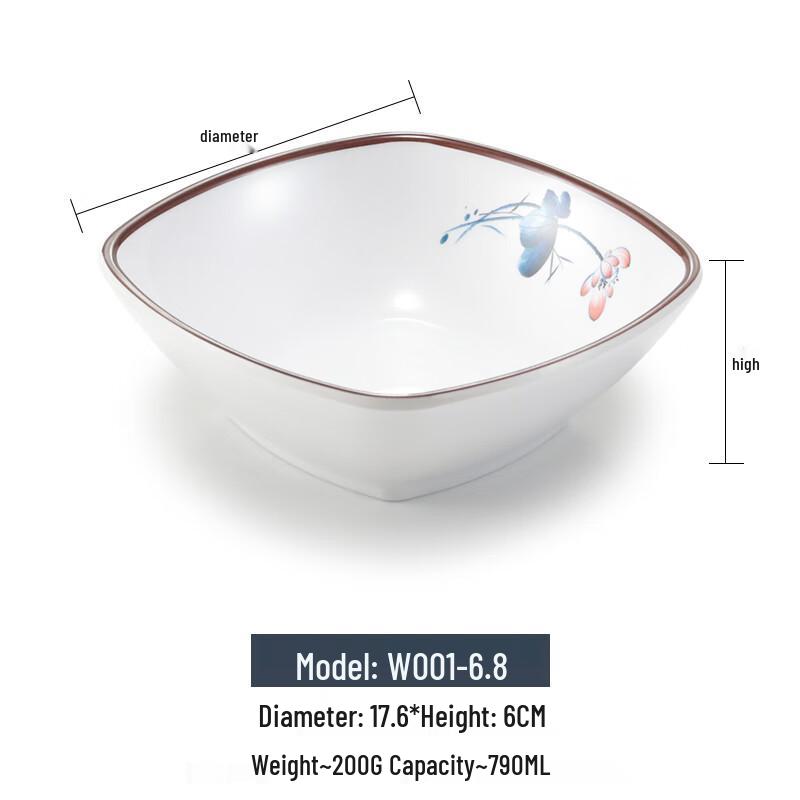 Commercial Melamine Noodle Soup Bowl