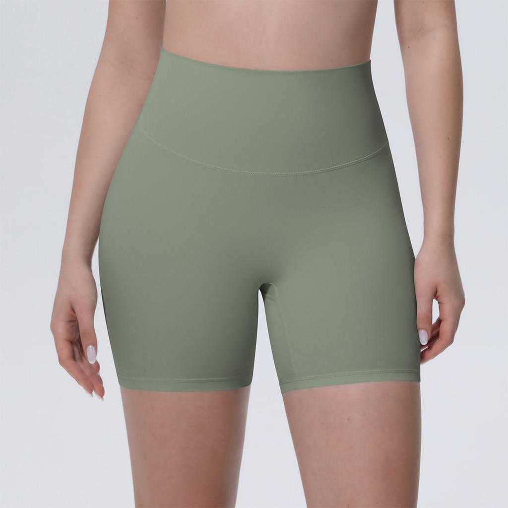 Women High Waist Yoga Shorts Seamless Stretchy Athletic Biker Shorts for Running Workout Gym Fitness Training