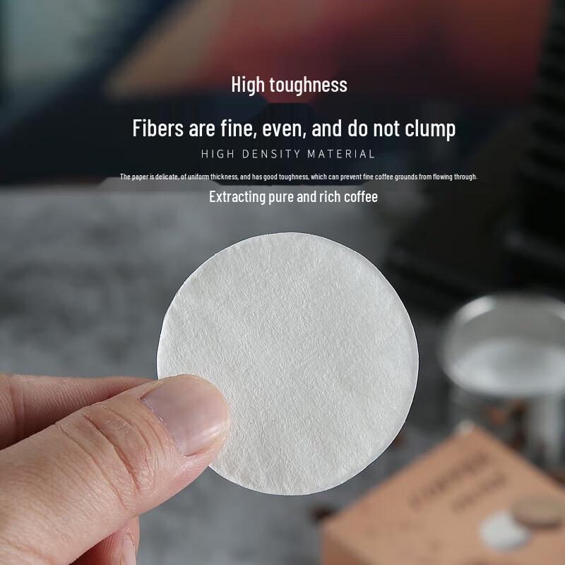 YIJUKO Rundes Kaffeefilterpapier (100 Blatt)