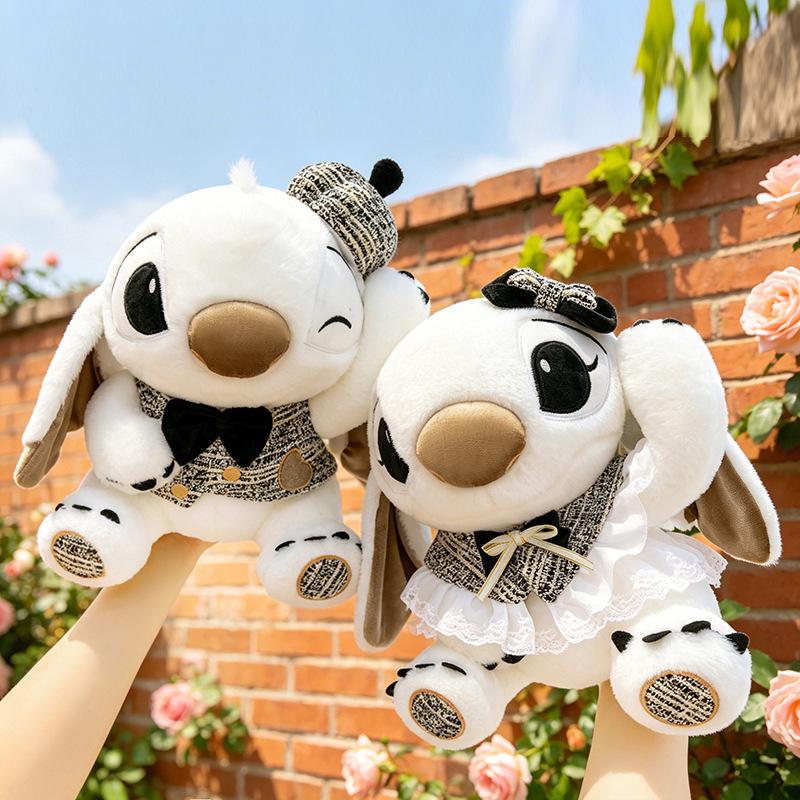 Platinum Party Stitch Plush Toy - Cute Pendant Doll for Children's Birthday Gift