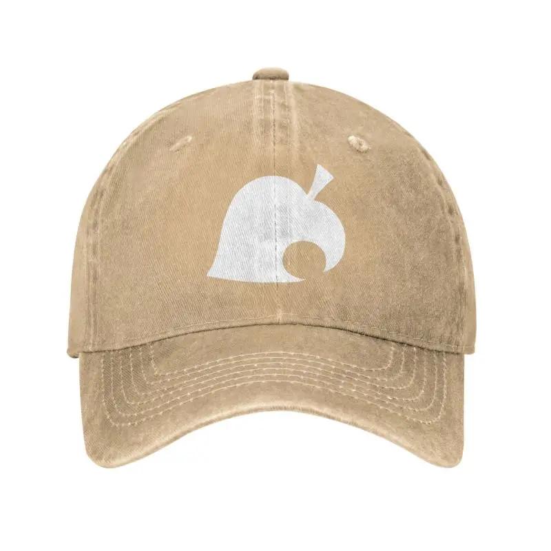 Personalized Cotton White Cross Animals Leaf Baseball Cap Sun Protection Men Women's Adjustable Dad Hat Spring