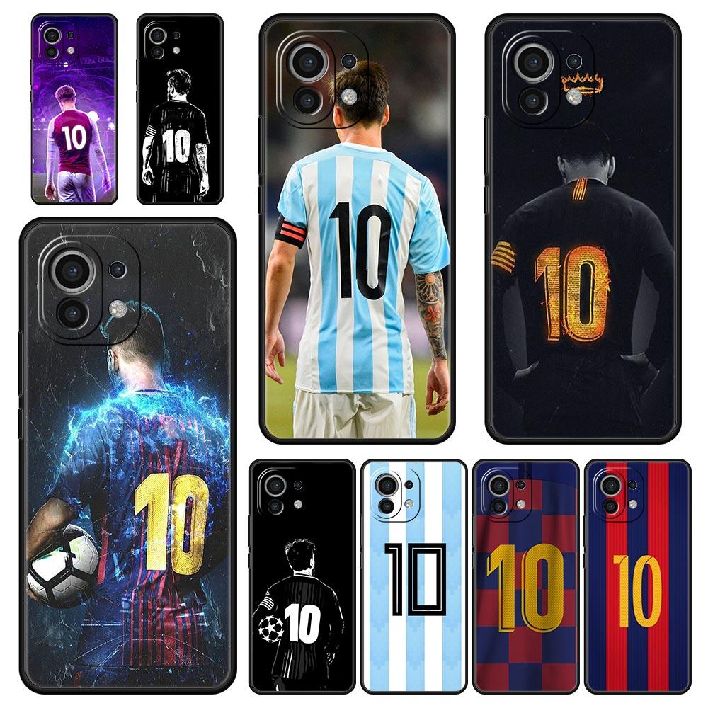 Fußball 10 Spieler Handyhülle Cover für Xiaomi Mi 17 Pro Max 15 14 13 12 11 Ultra 15T 14T 13T 12T 11T Pro Lite Weiche TPU Hülle