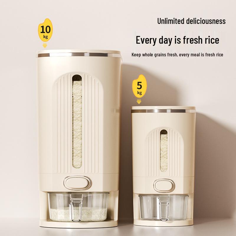 Food-Grade Rice Storage Bucket: Insect-Proof, Moisture-Proof, Sealed Container for Home Use