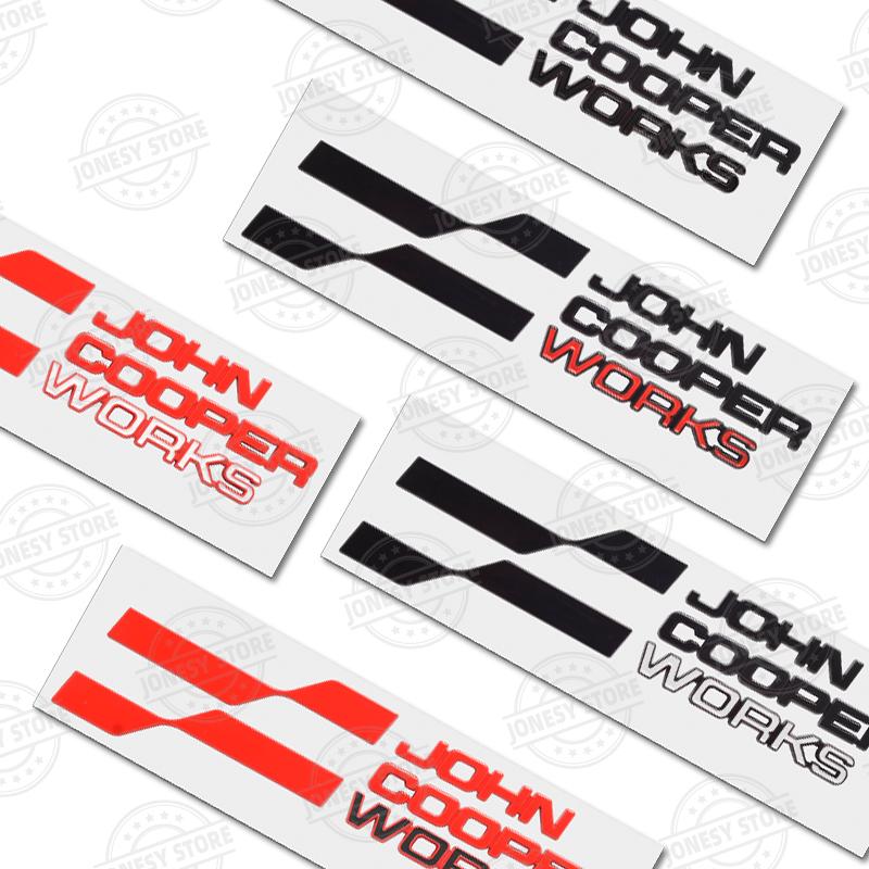 Logo Metallo Auto John Cooper Works Badge 3D Scritta Adesivi Adesivo Baule Per MINI Cooper S JCW R56 R57 R58 R59 R60 R61 F56 F57