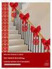 Wedding Stair Railing Décor Set: Groom & Bride's New Home Double Happiness Flowers