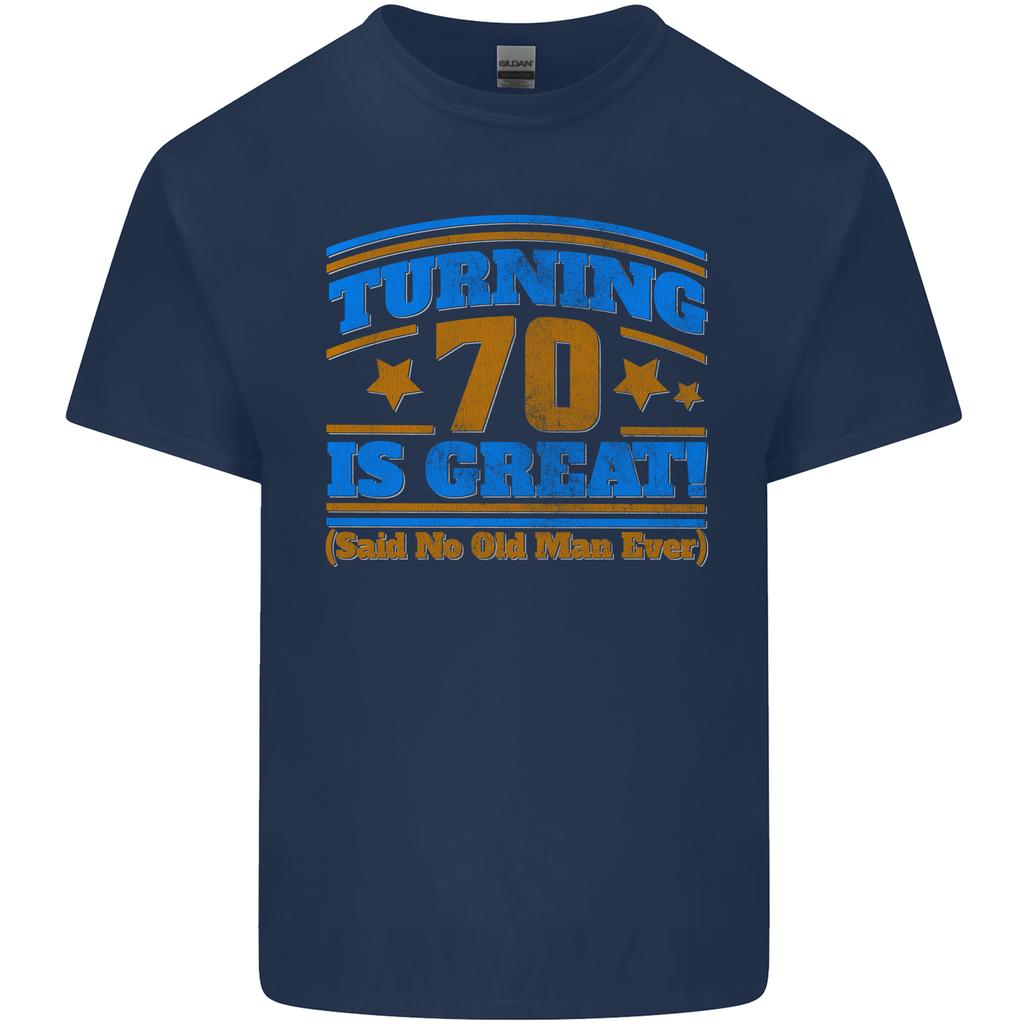 70th Birthday Turning 70 Is Great Year Old Unisexs Light Cotton TShirt