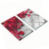 Decorative Tempered Glass Chopping Boards Red Roses 2x30x52 Cm
