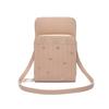 Women's bag, mobile phone bag, small bag, new simple and fashionable spring shoulder messenger bag.