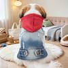 Pet Circle Dog Hoodie Fall Small Breed Puppy Fashion Denim Jacket Casual Wear