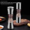 Manual Grinder Pepper Visible Design Food Grade Double-Head Adjustable Easy To Spice Clean Stainless-steel Handheld Salt Seasoning Kitchen Supplies