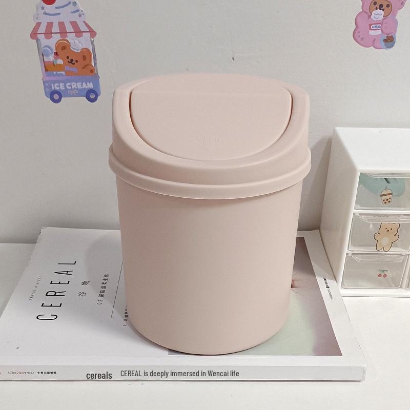 

«Мини-мусорное ведро с крышкой для рабочего стола — контейнер для хранения в офисе, общежитии, спальне и гостиной»