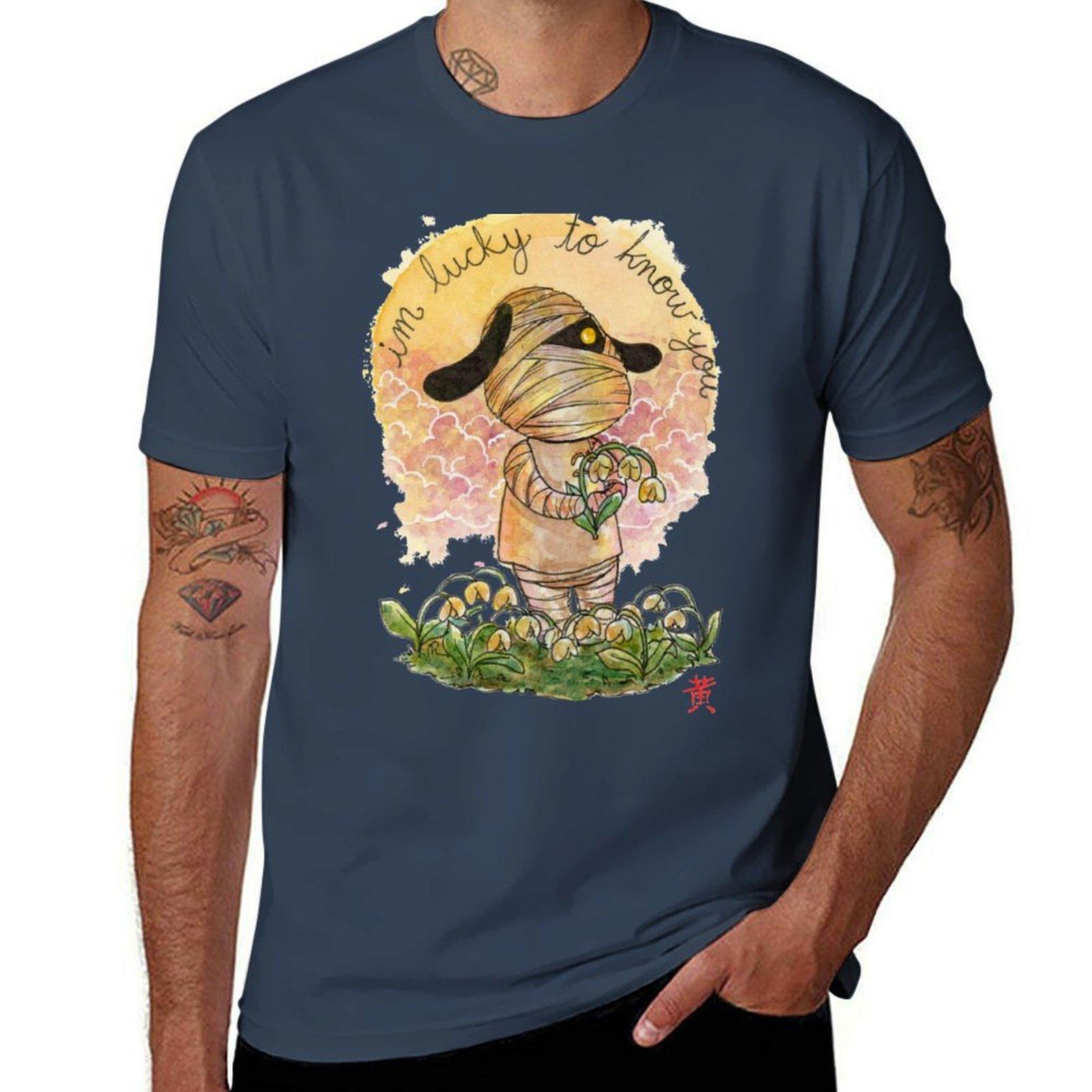 Im Lucky (To Know You) Tshirt Casual Graphic Print Tee S