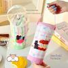 Portable Milk Tea Thermal Tote Bag Eco-Friendly Reusable Handbag for Daily Commute Office School Picnic Use