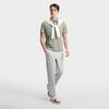 Fila F.C. Classic Minimalist Basic Casual Light Business Versatile Comfortable Knitted Short Sleeve Polo Shirt Men Tops Green Khaki F11M621103FLK
