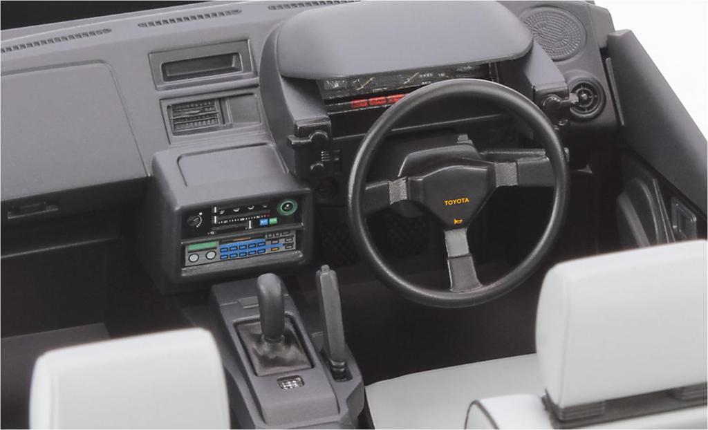 Hasegawa Toyota MR2 Early Model Black Limited Plastic Model Kit 20693 1/24 (AW11)