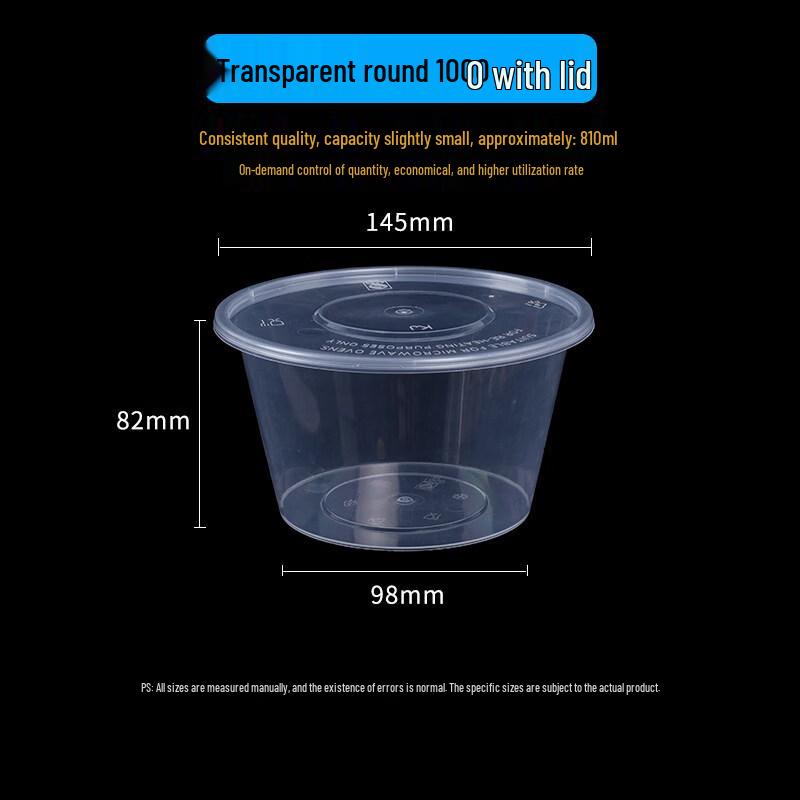 ZISIZ Round Disposable Bowl & Chopsticks Set