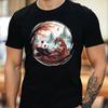 T-Shirt Herren Panda und Drache Motiv Baumwolle Größe S bis 5XL