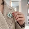 Snowflake Brooch Pin for Women, Rhinestone Alloy Lapel Metal Dresses Pins Pin, Decorative Accessory Coats Sweaters Suits