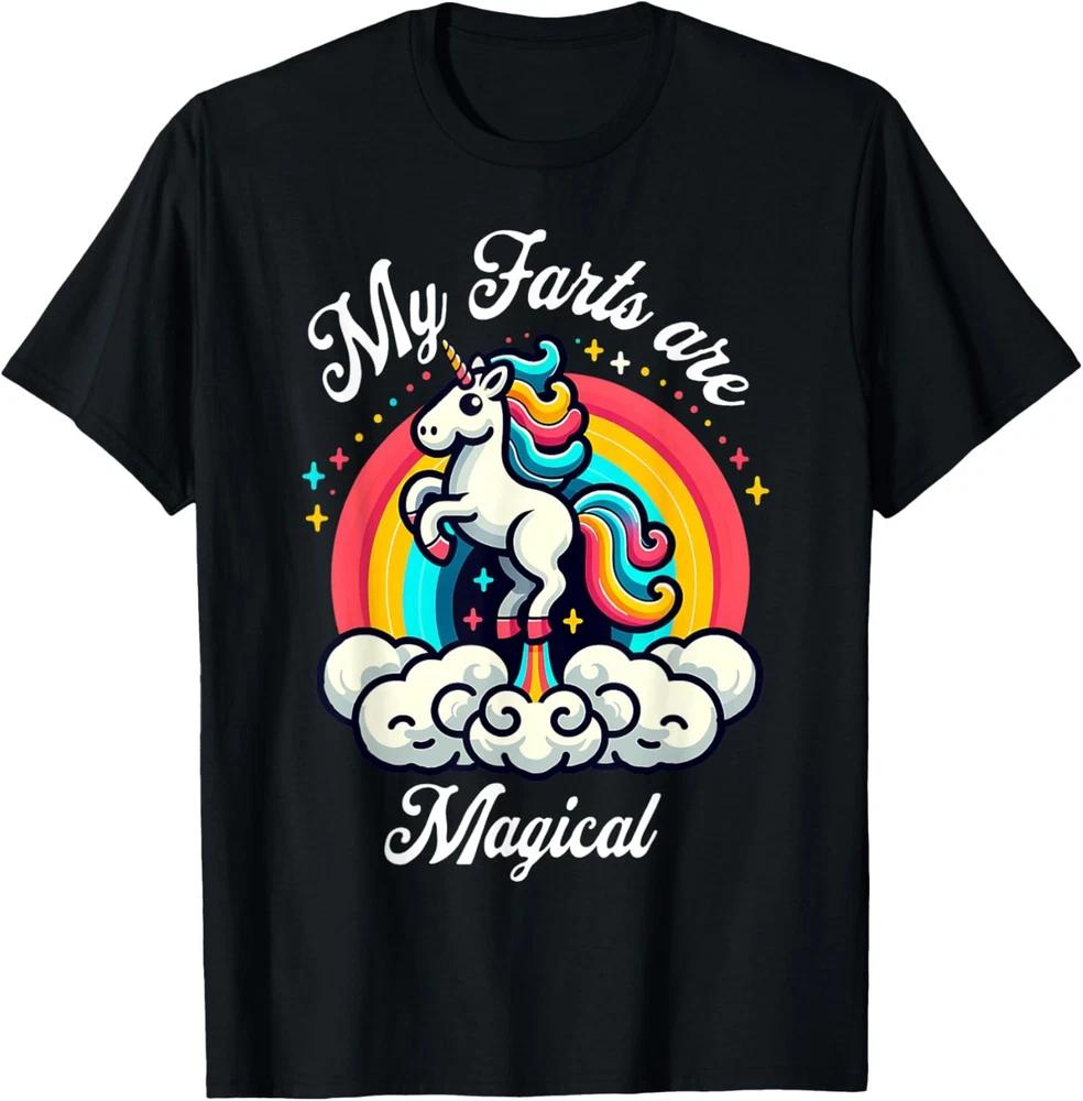 My Farts Are Magical Unicorn Rainbow Funny Farting Unicorn T-Shirt
