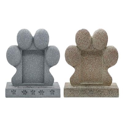 Pet Dog Cats Memorial Resins Statue Pet Tombstone for Garden and Indoor Display Pet Loss Sympathy Gift