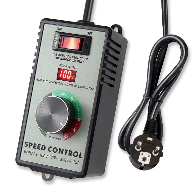 Upgrades 10A Electric Motor Speed Regulator AC Motor Controllers Suitable for Machinery & Production Line Applications