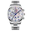 Classic Business Men's Watch Fashion Stainless Steel Strap Watch Calendar Quartz Watch Sports Watch Casual Watch