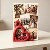 Plastic Business Card Stand LOVE Letter Design Mini Picture Frame Desktop Ornament  Bedroom Decor
