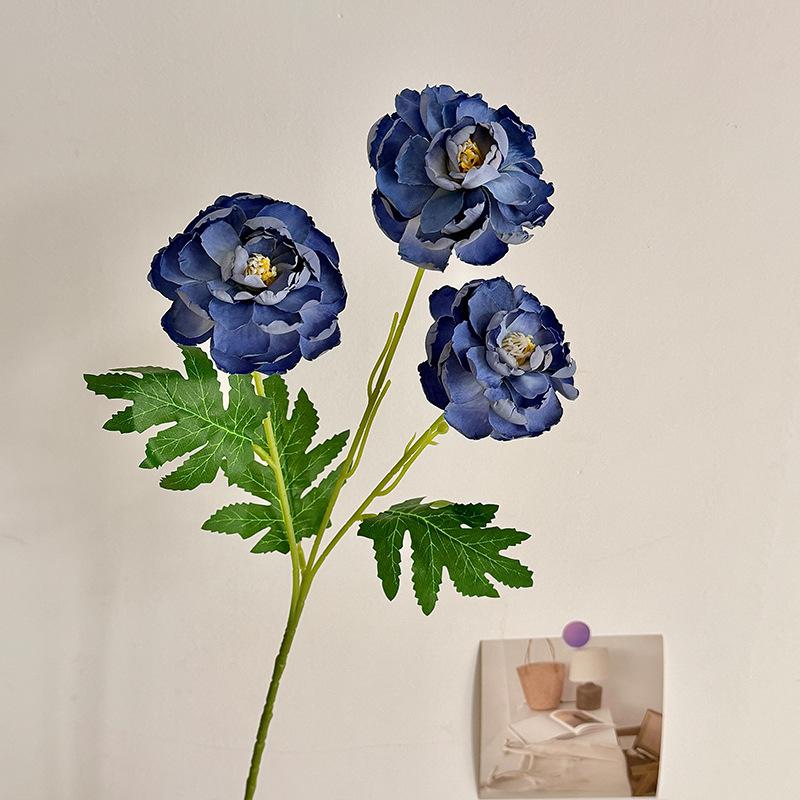 1 Heads Silk Artificial Peony Bouquet Flowers Decoration Wedding Home Table Large Fake Flowers Valentines Day Supplies