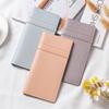 Stylish Ultra-thin Women's Leather Wallet with Buckle, Multiple Card Slots, Coin Purse, and Patchwork Design