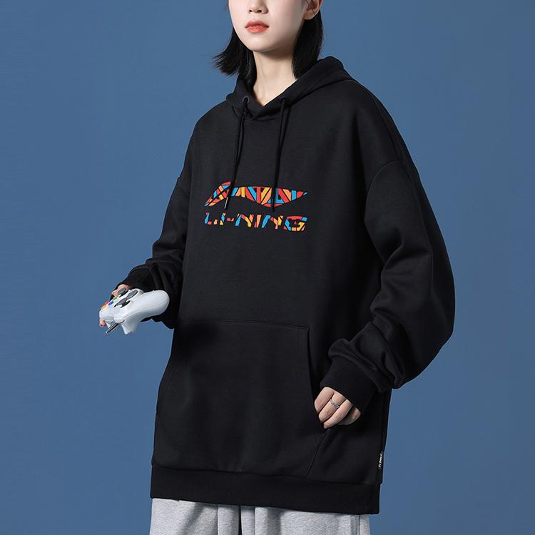 Li Ning Sweatshirt Unisex Black AWDRH79-1