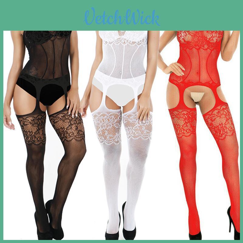 Women Lingerie Sexy Body Stocking Sleepwear Lace Teddy Dress Nightwear Babydoll