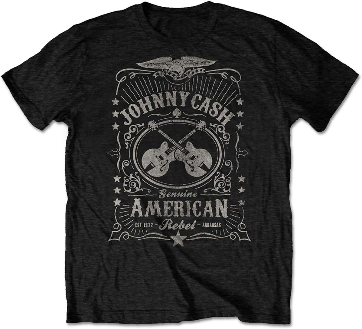 Johnny Cash Genuine American Rebel T-shirt S