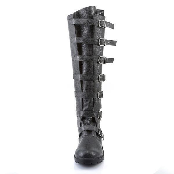 EBay Große Größe Europäische und Amerikanische Lange Damenstiefel Gürtelschnalle Flacher Absatz Hohe Stiefel