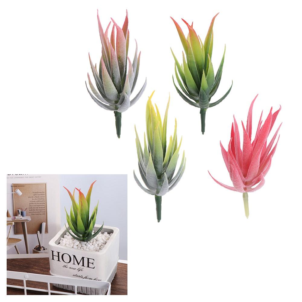 

PVC Simulation Aloe Mini Fake Plants Artificial Succulents Plants Home Decoration Style 4