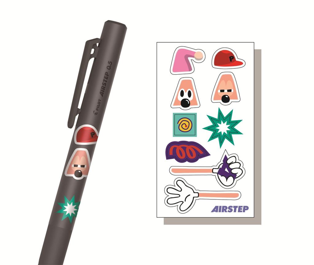 Pilot Air Step Mechanical Parking Set Writing Pencils, 0.5mm, Black, 10-Piece (10HAS15PKB), Long-Distance