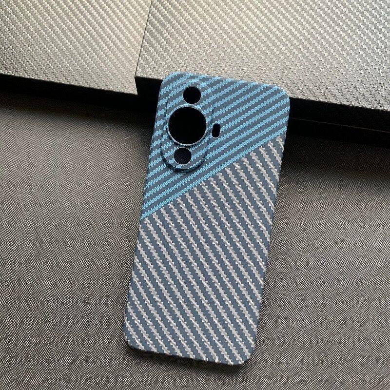 Matte Hard Case For Huawei Nova 11 Case PC Carbon Fiber Texture Pattern Phone Cover For Nova 11 Pro Funda Slim Ultra Thin Bumper
