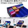 Deck Trading Card Storage Holds with Display and Card Compatible with and Other Card Games with Blue Case, Case, Box, 3000+ Cards, Window, Slots,